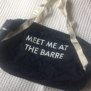 Meet Me At The Barre duffel bag